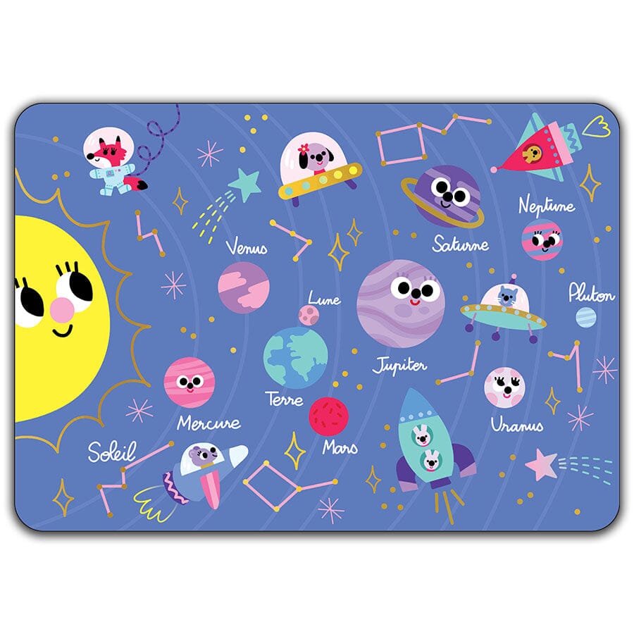 Cosmos Girly - Set de table dorure Cartes d'Art